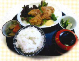 とり唐揚ご膳　茶碗蒸付